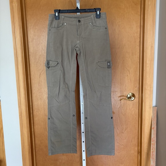 Kuhl Splash Roll Up Pants Size Regular 2 Patina Dye Olive Green - Picture 1 of 8
